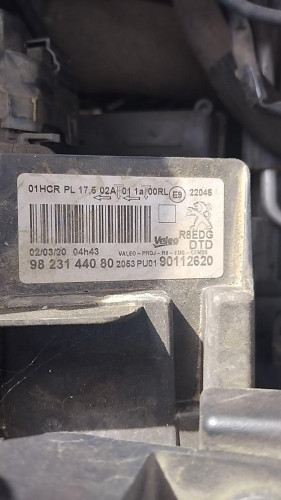 FARO DERECHO Peugeot 508 (R8)(03.2018->) Peugeot 508 (R8)(03.2018->) 
