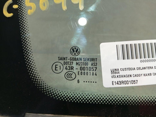  LUNA CUSTODIA DELANTERA DERECHA VOLKSWAGEN CADDY (2K)(02.2004) 