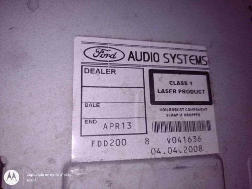  SISTEMA AUDIO / RADIO CD, FORD, 