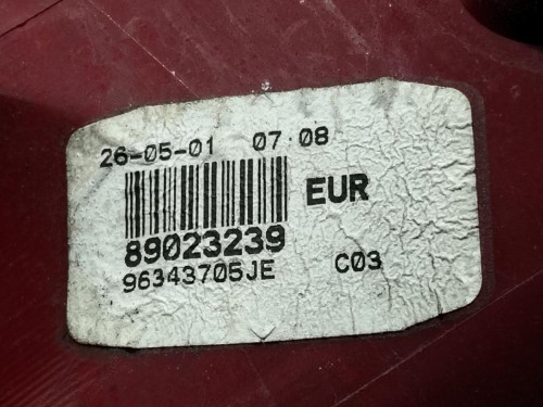  PILOTO TRASERO DERECHO Peugeot 307 (S1)(04.2001) 