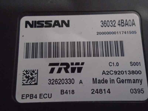 MODULO ELECTRONICO NISSAN QASHQAI (J11E) 