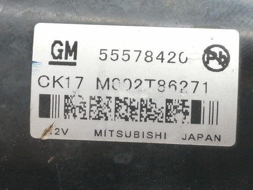  MOTOR ARRANQUE OPEL ASTRA J BERLINA 5P 