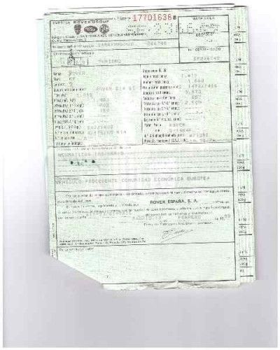  MG ROVER ROVER 200 (RF) 