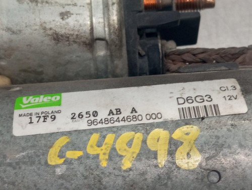  MOTOR ARRANQUE, PEUGEOT, 1007 