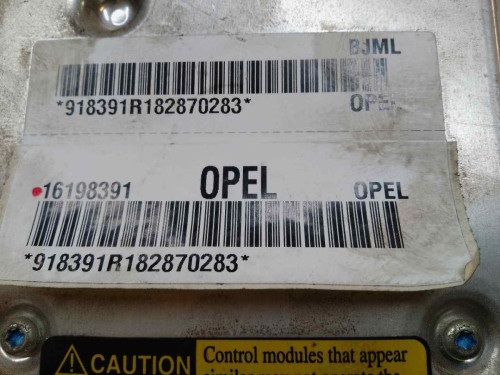  MODULO ELECTRONICO, OPEL, SINTRA 