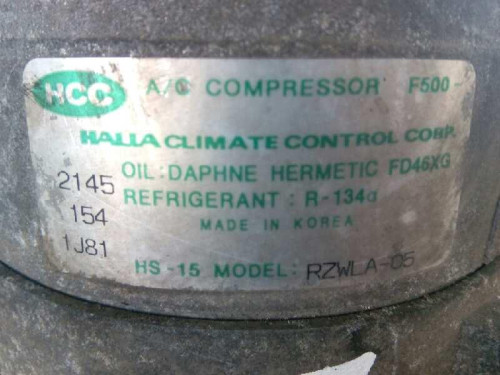 COMPRESOR AIRE ACONDICIONADO 