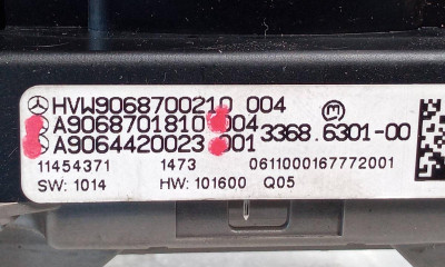 WARNING, VOLKSWAGEN, CRAFTER FURGÓN (2E)