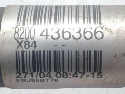 TRANSMISION DELANTERA DERECHA, RENAULT, MEGANE II COUPE/CABRIO