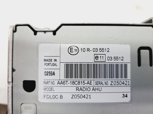  SISTEMA AUDIO / RADIO CD FORD FIESTA (CB1) 