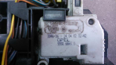 CERRADURA MALETERO / PORTON, OPEL, VECTRA C BERLINA