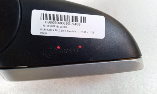  RETROVISOR IZQUIERDO VOLKSWAGEN POLO IV (9N1) 