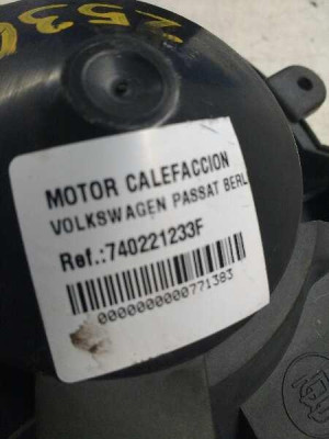 MOTOR CALEFACCION, VOLKSWAGEN, PASSAT BERLINA (3B2)