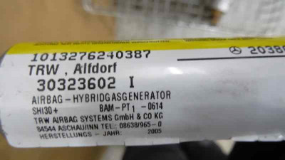 AIRBAG CORTINA DELANTERO IZQUIERDO, MERCEDES-BENZ, CLASE C (BM 203) FAMILIAR