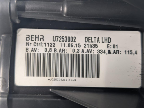  MOTOR CALEFACCION OPEL ASTRA J SPORTS TOURER 
