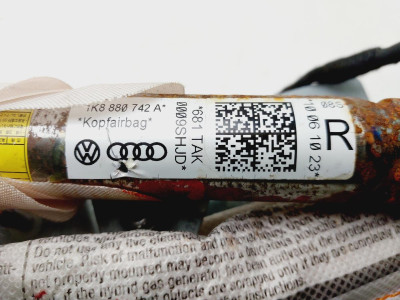 AIRBAG CORTINA DELANTERO DERECHO, Volkswagen, SCIROCCO (137)