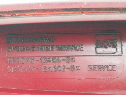  PILOTO TRASERO CENTRAL SEAT ALTEA XL (5P5) 