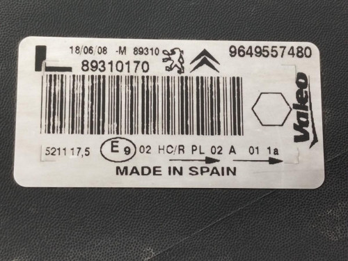  FARO IZQUIERDO, CITROEN, XSARA PICASSO 
