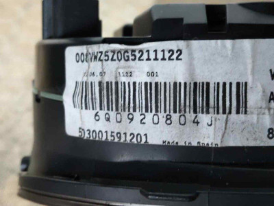 CUADRO INSTRUMENTOS, Volkswagen, POLO IV (9N3)