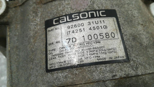  COMPRESOR AIRE ACONDICIONADO Nissan MAXIMA QX (CA33) 