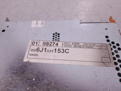 SISTEMA AUDIO / RADIO CD, SEAT, IBIZA BERLINA (6J5)