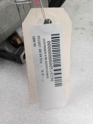 COMPRESOR AIRE ACONDICIONADO, PEUGEOT, 308 SW