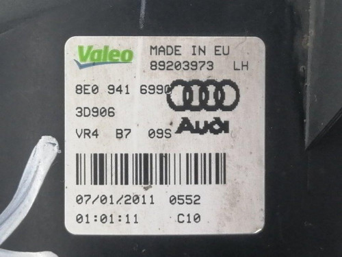  FARO ANTINIEBLA IZQUIERDO AUDI A3 SPORTBACK (8PA) 