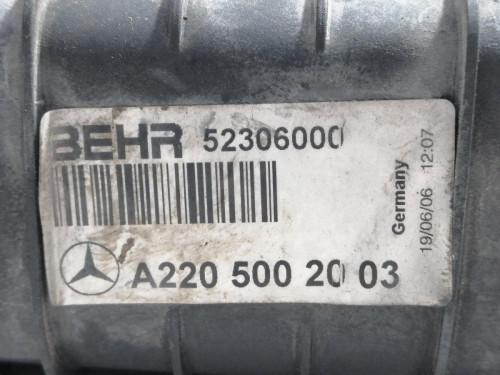 RADIADOR AGUA Mercedes-Benz CLASE S (BM 220) BERLINA 
