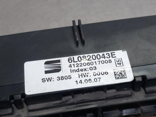  MANDO CALEFACCION / AIRE ACONDICIONADO Seat CORDOBA BERLINA (6L2) 