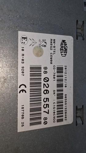  SISTEMA NAVEGACION GPS PEUGEOT 508 