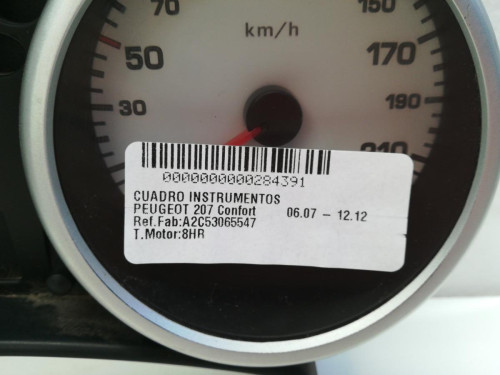  CUADRO INSTRUMENTOS Peugeot 207 