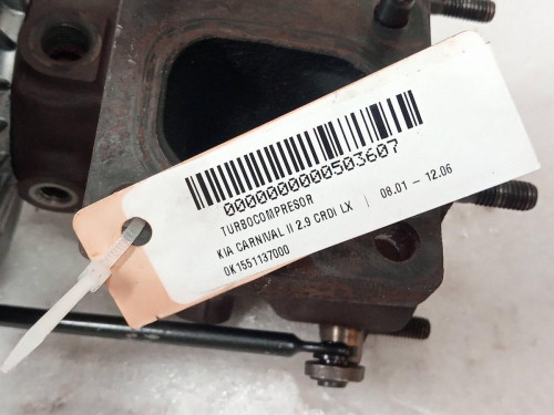  TURBOCOMPRESOR KIA CARNIVAL II (FL) 