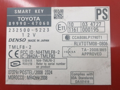 MODULO ELECTRONICO, TOYOTA, PRIUS (ZVW30)