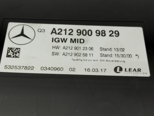 CENTRALITA GATEWAY Mercedes-Benz CLASE GLE (BM 166) 