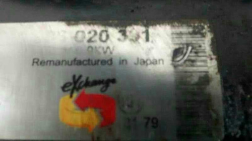  MOTOR ARRANQUE, MITSUBISHI, COLT (CJ0A) 