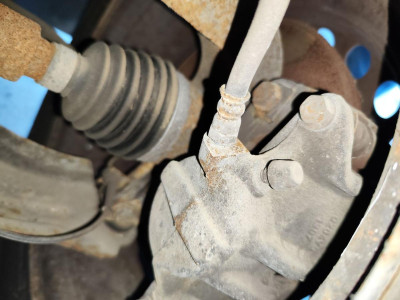 PINZA DE FRENO DELANTERA IZQUIERDA, RENAULT, MEGANE II BERLINA 5P