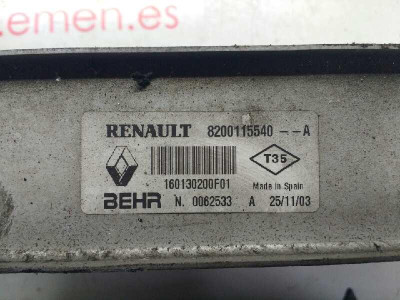 INTERCOOLER, RENAULT, SCENIC II (JM)