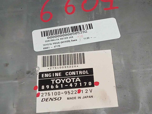  CENTRALITA MOTOR UCE, TOYOTA, PRIUS (NHW20) 