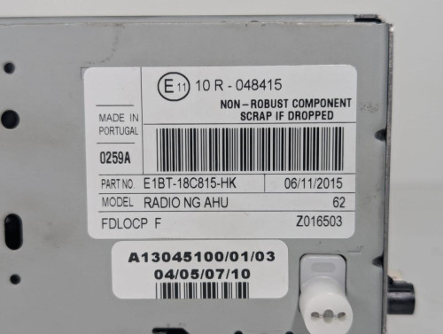  SISTEMA AUDIO / RADIO CD FORD FIESTA (CNN) 