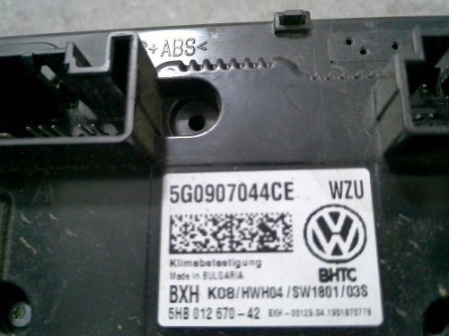  MANDO CALEFACCION / AIRE ACONDICIONADO Volkswagen GOLF VII BERLINA (BQ1/BE2) 