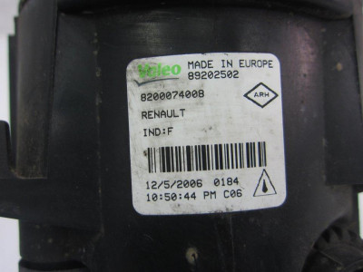 FARO ANTINIEBLA DERECHO, RENAULT, SCENIC II (JM)