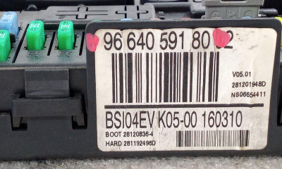 CAJA RELES / FUSIBLES, CITROEN, C4 BERLINA