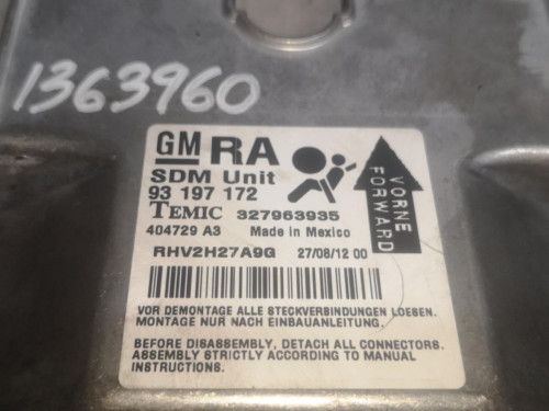 CENTRALITA AIRBAG OPEL ASTRA H BERLINA 