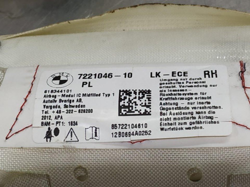  AIRBAG CORTINA DELANTERO DERECHO BMW SERIE 3 BERLINA (F30) 
